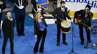 Amy Helm & The Handsome Strangers - "The Star-Spangled Banner" - Madison Square Garden - NY Rangers