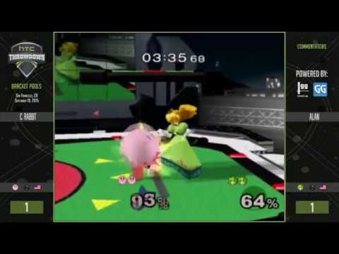 HTC Throwdown - Bracket Pools: Alan (Peach) vs C Rabbit (Kirby)