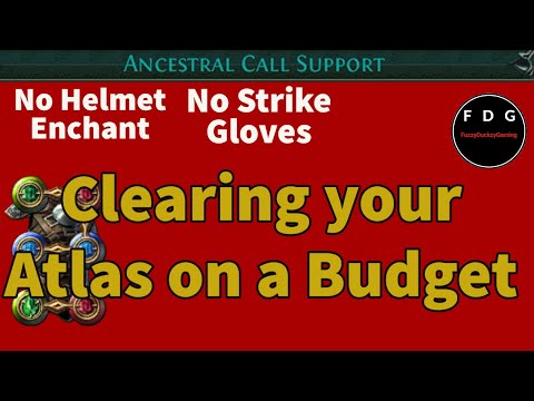 Can you clear your Atlas on a Budget?  Vaal Lightning Strike Raider POE 3.19 Lake of Kalandra