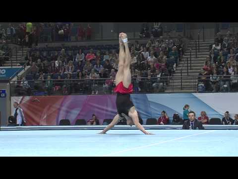 FRANK BAINES - BRONZE - FLOOR - APPARATUS FINAL 2014 BRITISH - MASTERS