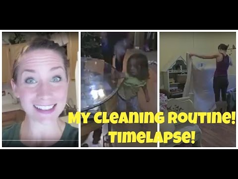 MY CLEANING ROUTINE IN TWO MINUTES! Video