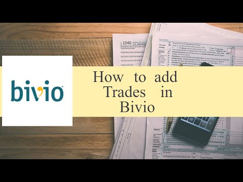 Walkthrough on entering your trades in bivio | Investment Club Taxes