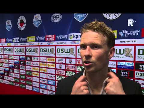 Rick Kruys na afloop van Excelsior - Vitesse