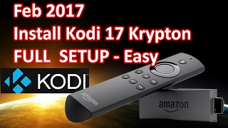 Jailbreak the Amazon Fire TV stick ! Easiest and fastest method! 2017 (Install Kodi Krypton)