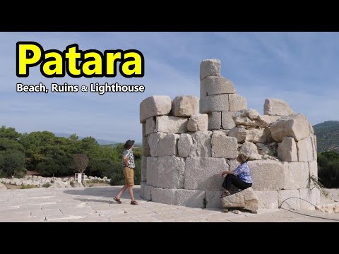 Patara    The beach, the Ruins and the Lighthouse