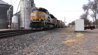 preview picture of video 'UP CNW Heritage 1995 at Goodwell, Oklahoma'
