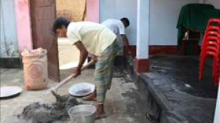 preview picture of video 'Building of St mathews Schools PC center in Birganj Bangladesh in november 2008'