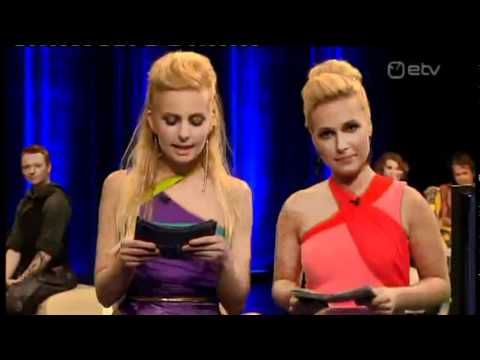 Lenna & Piret Moderation 12.02.2011  - Eesti Laul 2011 - Zusammenschnitt