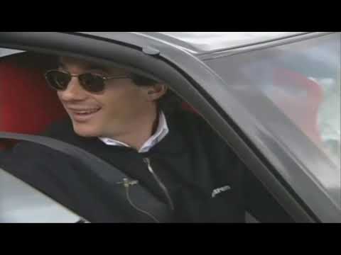 Ayrton Senna voando baixo e Suzuka de Honda NSX