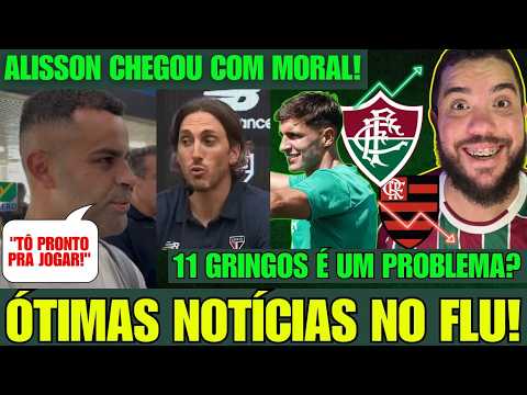 ⚠️ALISSON CHEGOU! BERNAL VOLTANDO RÁPIDO! MAIORIA TRICOLOR NO FLAFLU! MUITOS GRINGOS NO FLU! E MAIS!