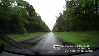 preview picture of video 'Sieraków to Międzychód driving the long way 2014 [3v3]'