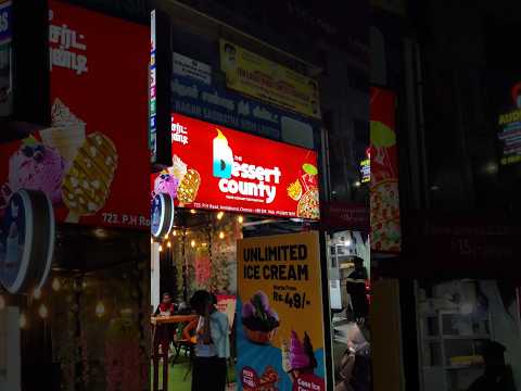 Unlimited Ice Cream 🍨| Soru Bro | Anna Nagar | Dessert County #chennai #food #icecream #shorts #like