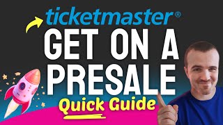 How to GET on Ticketmaster Presale (Step by Step)