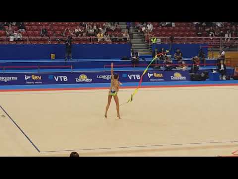 Alexandra Kiroi-Bogatyreva AUS ribbon - Qualifications World Championships Sofia 2018