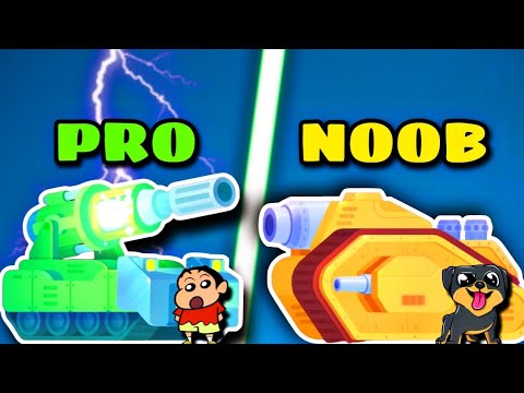 SHINCHAN vs CHOP ULTIMATE TANK BATTLE ! | NOOB vs PRO vs HACKER in Tank Stars | IamBolt Gaming