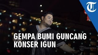 Gempa Bumi Terasa di Venue Konser Ivan Gunawan