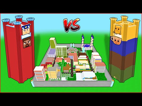 BRAİNROT KULE VS KEREM KOMİSER KULE! 😱 - Minecraft