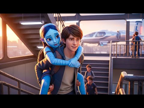 Human Boy Carried the Disabled Alien Girl to School Daily—Never Knowing Her Mother Owned the Galaxy
