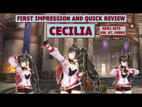 King's Raid - Cecilia First Impression and Quick Review