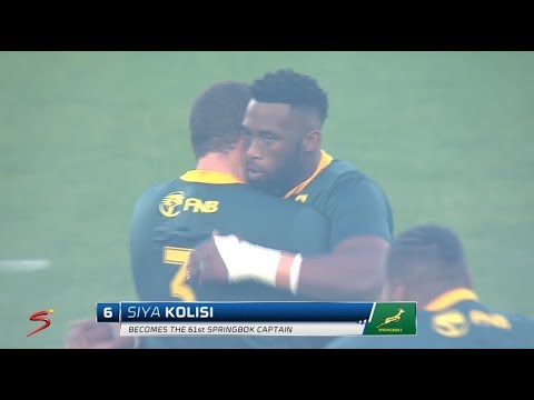Kaunda Ntunja Historic Commentary On Siya Kolisi Springboks Debut As Captain | SuperSport