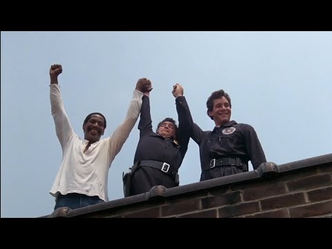 Police Academy 1984 | Hightower saves Mahoney and Harris from the street thug |