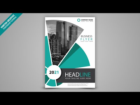 Easy Flyer Design Tutorial Creative A4 Flyer Design Photoshop CC Tutorial Vertex Graphic