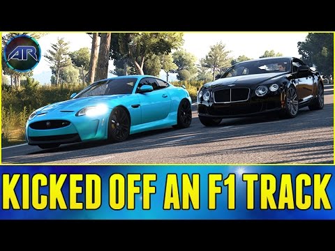 Let's Play : Forza Horizon 2 - HOW I GOT KICKED OFF AN F1 TRACK!!! (Part 38)