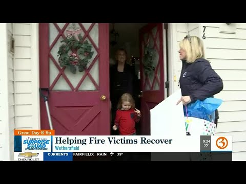 LIBERTY BANK SURPRISE SQUAD: Helping fire victims recover