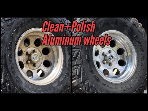 How to Clean and polish aluminum wheels