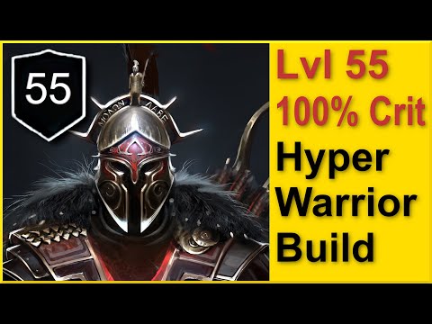 Assassins Creed Odyssey - LVL 55 Hyper Warrior Build 2020 - 100% Crit Chance - 3 Million Damage
