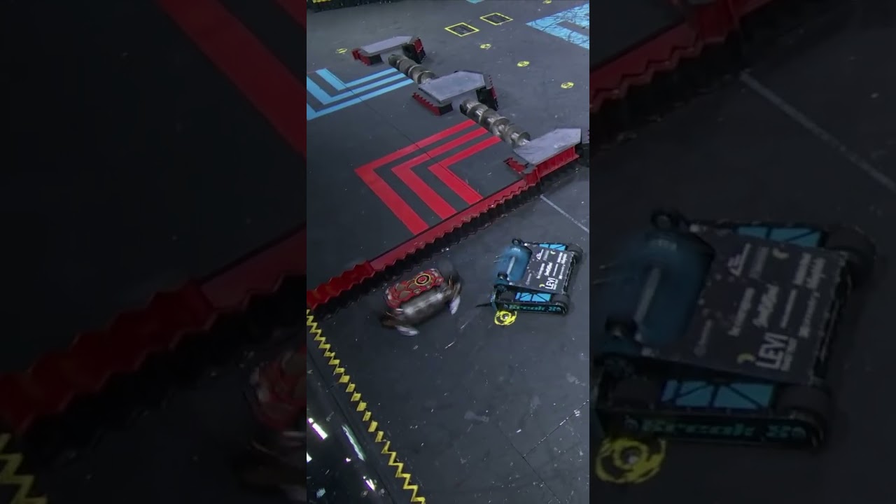 Bot gets launched like a frisbee!