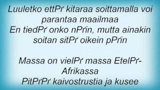 Eppu Normaali - Afrikka, Sarvikuonojen Maa Lyrics