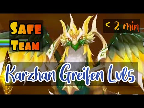 Karzhan Griffin Dungeon | Fast & Safe Team | Summoners War German