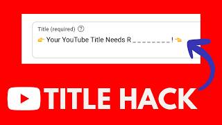 Trick That Got Me 100,000 Views In My First Year On YouTube