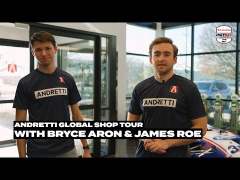 Inside Andretti Global with INDY NXT drivers James Roe and Bryce Aron