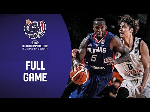 Alvark Tokyo v Meralco Bolts - Full Game - FIBA Asia Champions Cup 2018