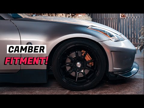 350Z Camber Gang | GKTECH Front Upper Camber Arms Install