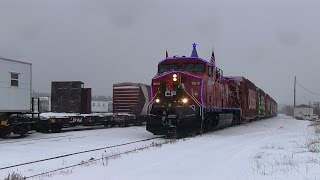 preview picture of video 'CP Holiday Train at Cartier (30NOV2013)'