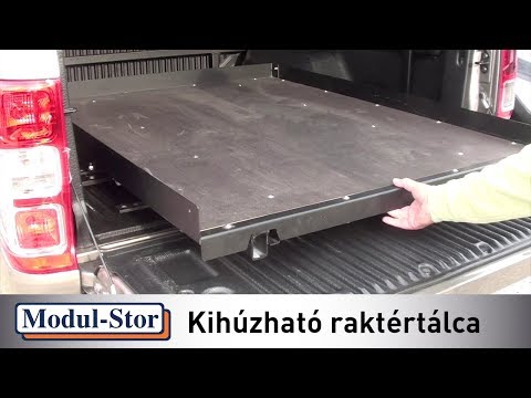 Kihúzható raktértálca pick-up járművekhez
