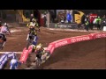 Jason Anderson throws away his Neck Brace in mid Air at Salt Lake City Supercross 2012 Official