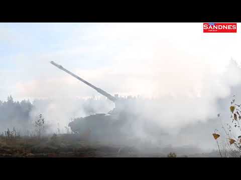 2018 -New Monstrously Powerful PzH 2000 in Action - German Panzerhaubitze 2000 Artillery Fire .