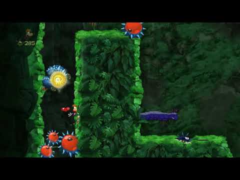 Rayman Origins - 36 - Ticklish Temples - Climb Out (No Commentary)