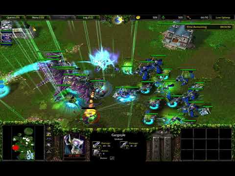 Warcraft 3 RoC - Twilight of the Gods Hard - Defend Jaina's Base (No Mines)