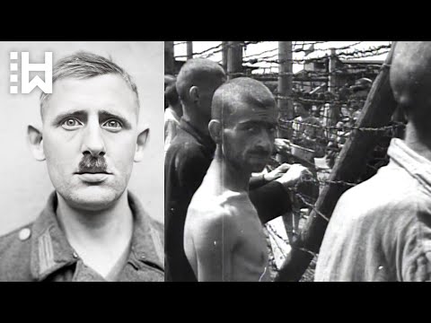 Execution of Ansgar Pichen - German Nazi Guard in Bergen Belsen Concentration Camp - Holocaust - WW2