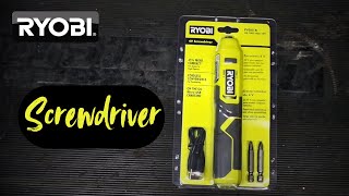 RYOBI 4V Cordless Screwdriver w/ USB charge (FVD01K) Power Tool Review