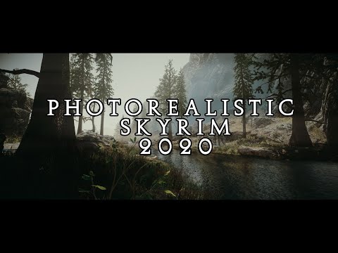 Photo-realistic Skyrim SE - True Next Gen 2020 Graphics!