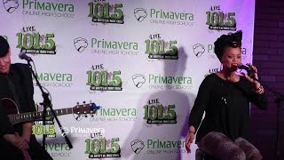 Andra Day Performs "Gold" at LIVE 101.5 Lounge