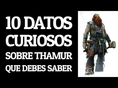 10 DATOS CURIOSOS sobre THAMUR (El gigante que fue victima de Thor) que DEBES SABER - GOD OF WAR 🔥