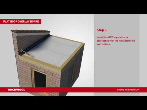 Flat roof overlay board grp installation guide