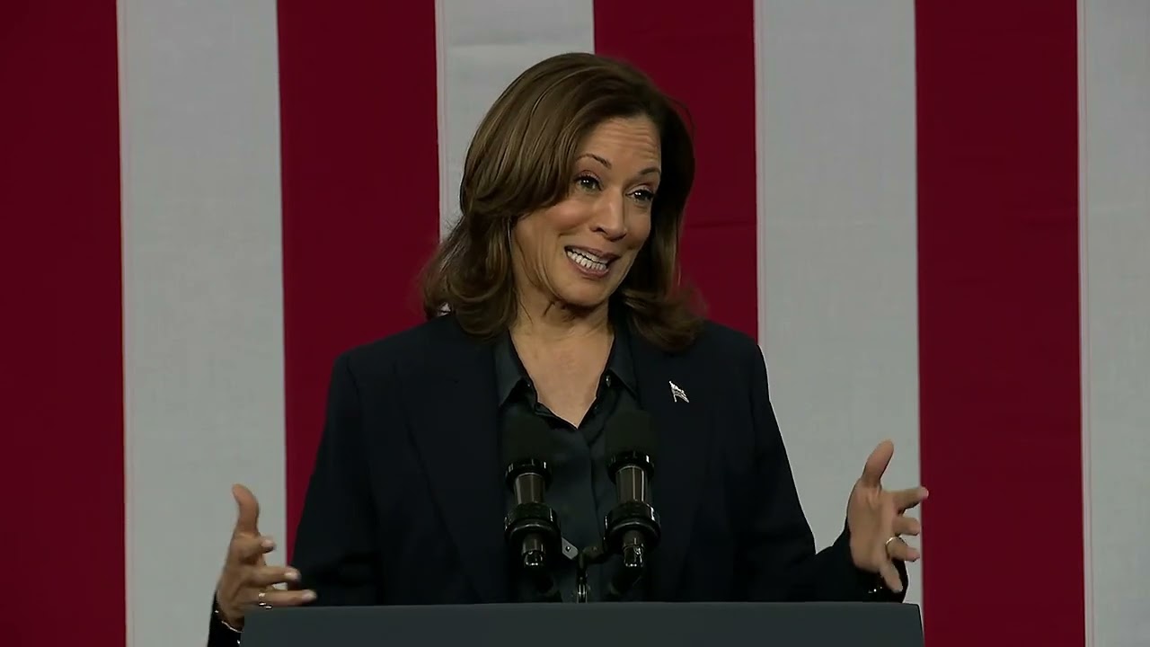 RAW VIDEO: Kamala Harris at Redford Township Fire Department in Michigan
